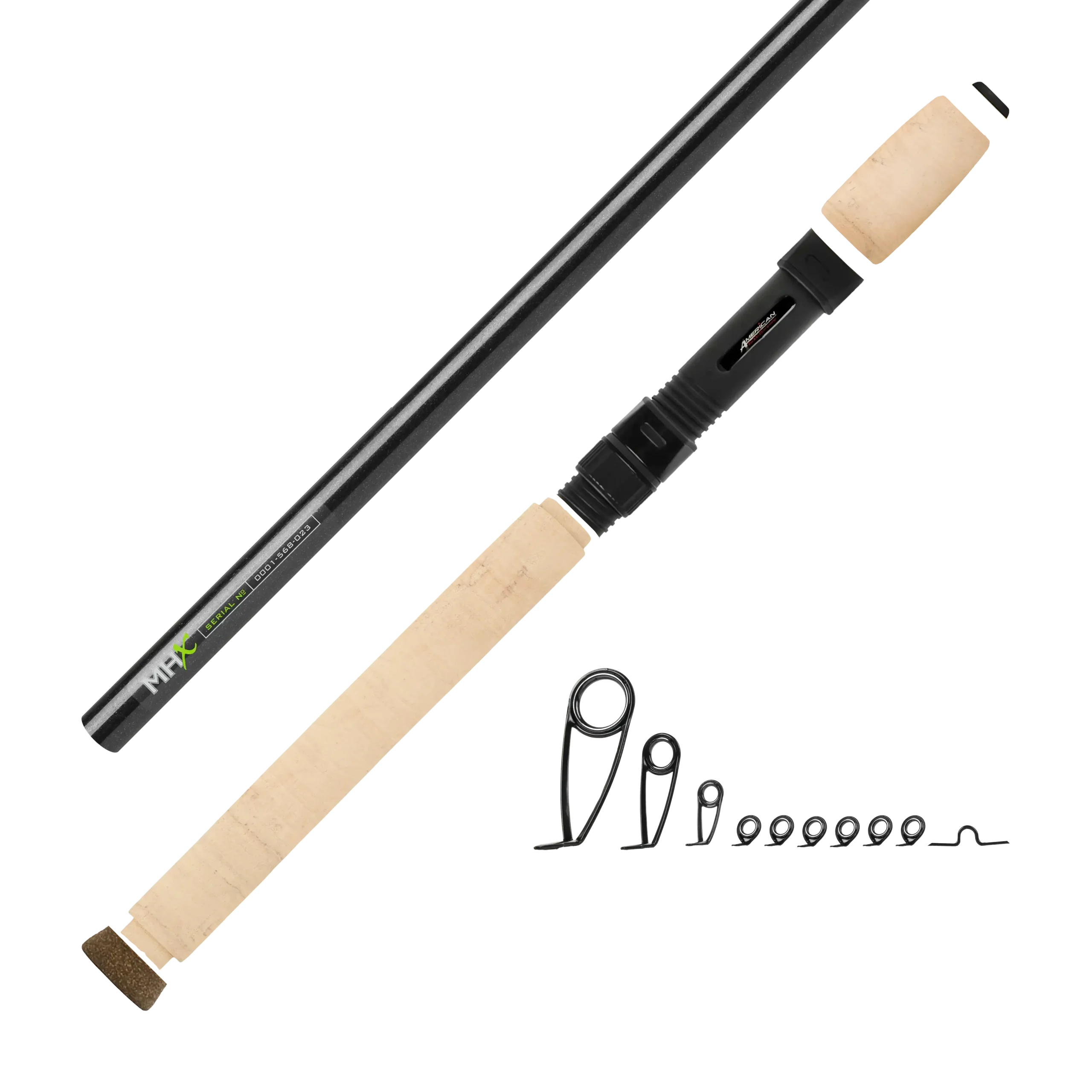 6'6" Ultralight MHX Light Spinning Rod Kit