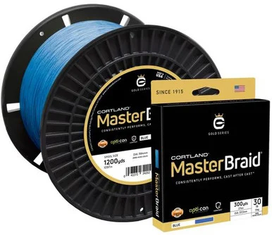 Cortland Master Braid Fishing Line - 8lb - Blue - 1500yd