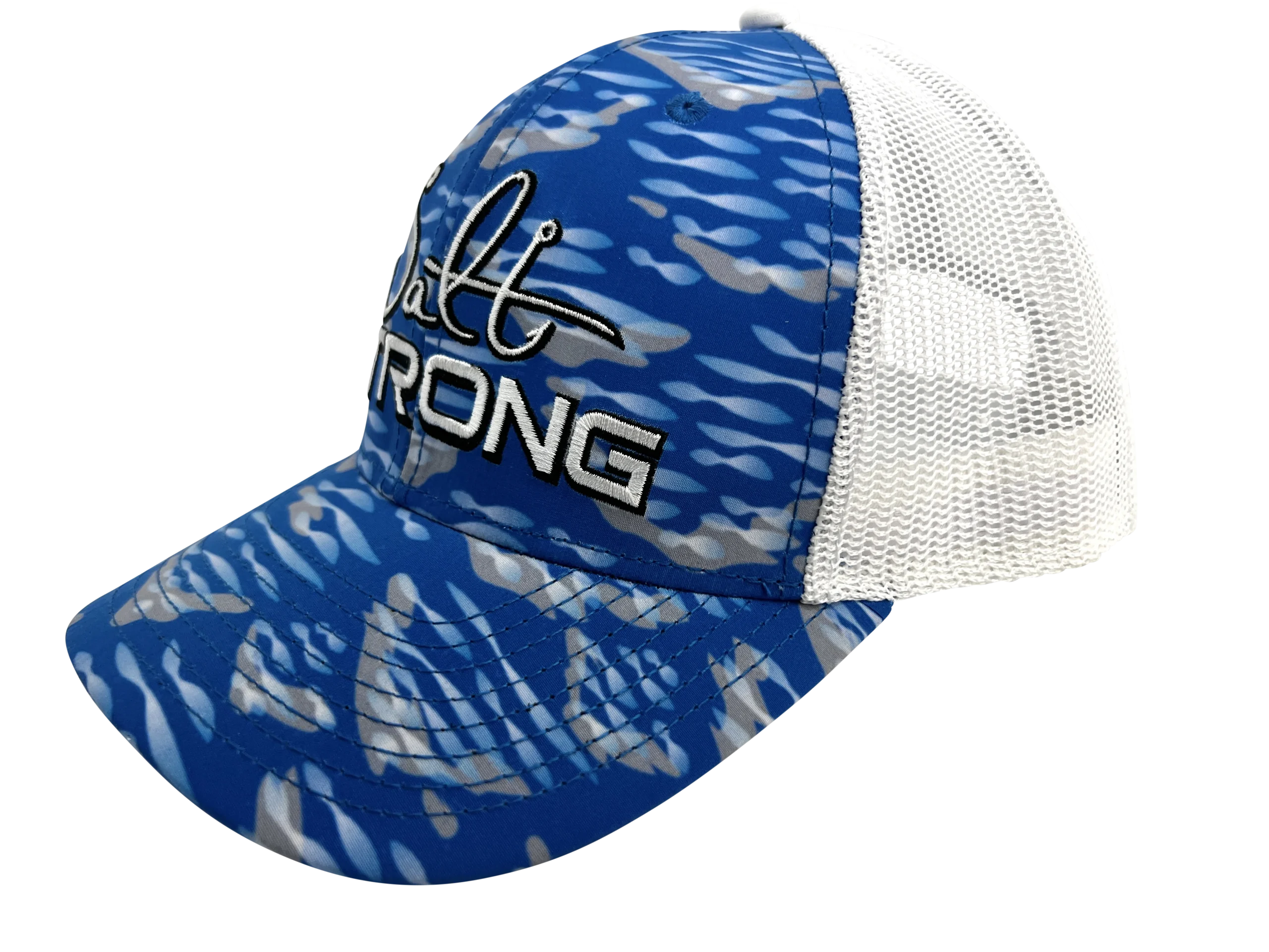 Flats Blue & White Camo Hat