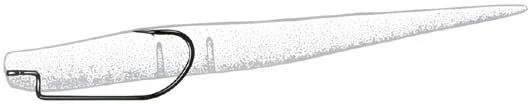 Owner Offset Wide Gap Shank Worm Hooks