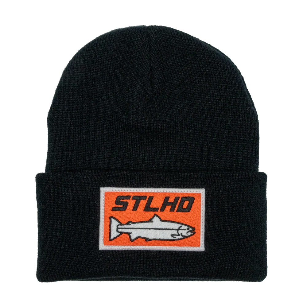 STLHD Knit Beanie Patch Hat - 2 Patch Options