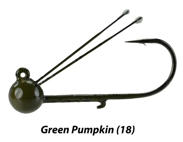 Tungsten Double Wire Weedless Ball Jig Heads